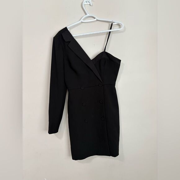 BCBGMaxAzria Eva Tuxedo Mini Dress - Picture 3 of 15